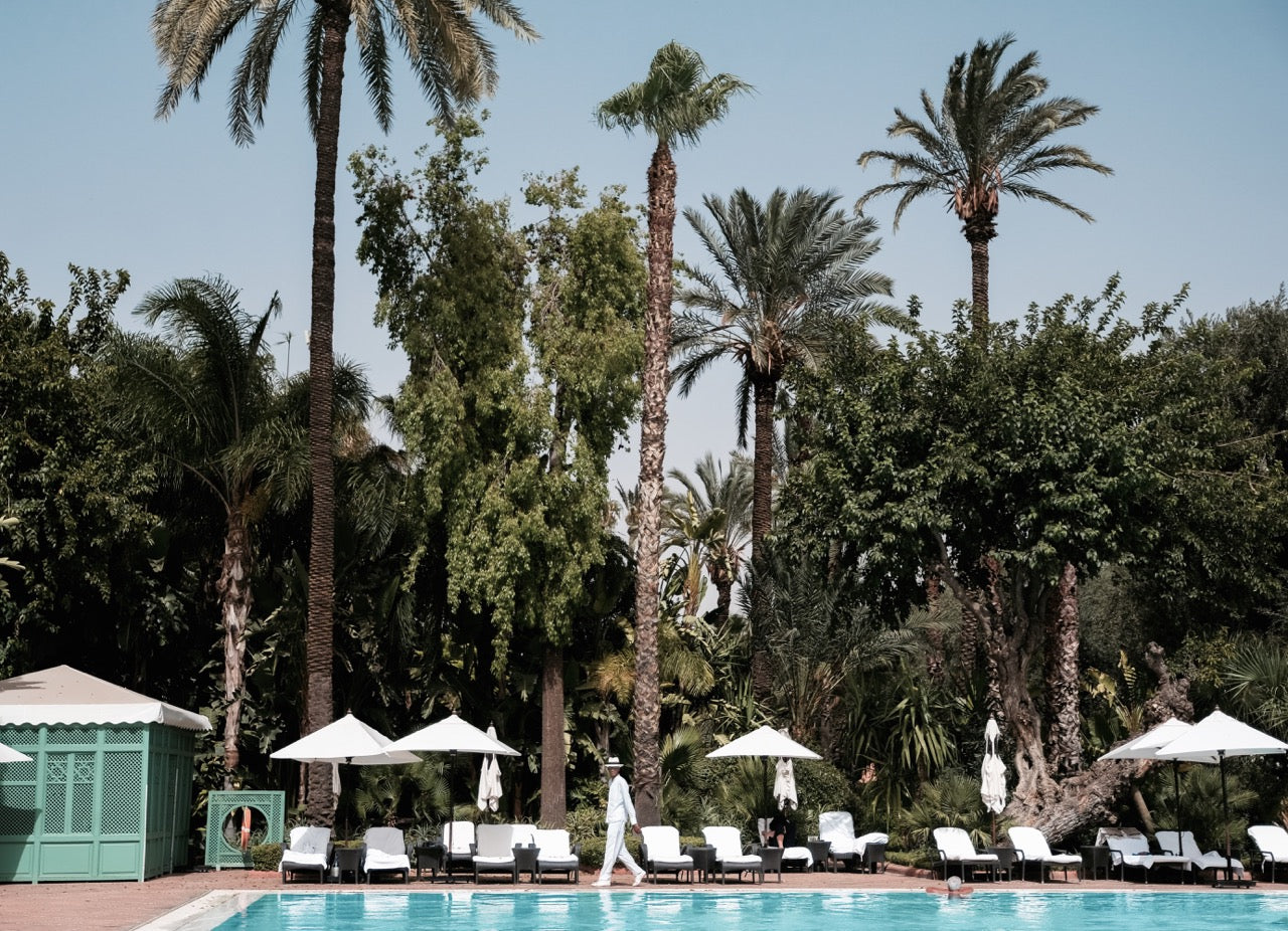 POOLS & PALMS 109 X 145CM IMAGE SIZE (EXTRA LARGE) EDITION 26 OF 100